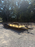 77x18 PIPE TOP UTILITY TRAILER