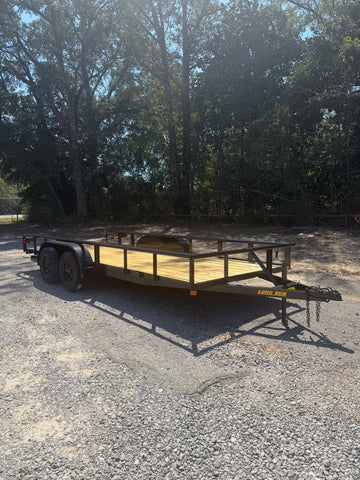 77x18 PIPE TOP UTILITY TRAILER
