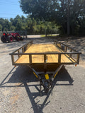 77x18 PIPE TOP UTILITY TRAILER