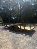 77x18 PIPE TOP UTILITY TRAILER