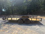 77x18 PIPE TOP UTILITY TRAILER