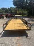 77x18 PIPE TOP UTILITY TRAILER