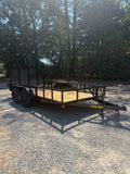 77x14 PIPE TOP UTILITY TRAILER