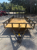 77x14 PIPE TOP UTILITY TRAILER