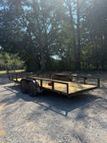 77 X 20 PIPE TOP UTILITY TRAILER