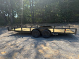 77 X 20 PIPE TOP UTILITY TRAILER