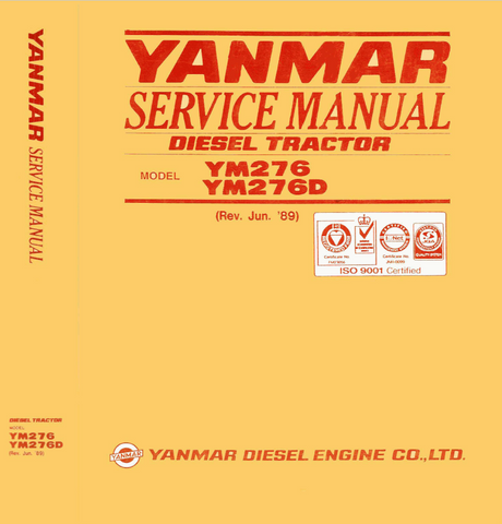 YM276 / YM276D OPERATIONS MANUAL