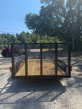 77x14 PIPE TOP UTILITY TRAILER