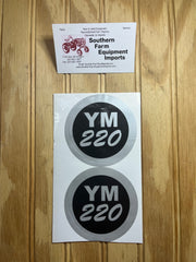 SFHBD-220 HOOD BADGE DECAL SET