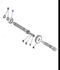 SF-6008-2RS  BALL BEARING,TRANSMISSION