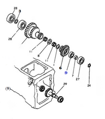 SF-6004-2RS   BEARING,TRANSMISSION
