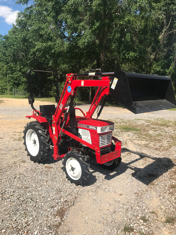YM1500D YANMAR TRACTOR 4X4 WITH FRONT END LOADER