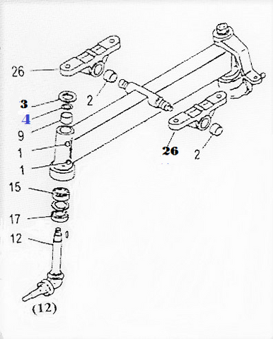 SFOR-212  ORING,SPINDLE COVER  FRONT AXLE